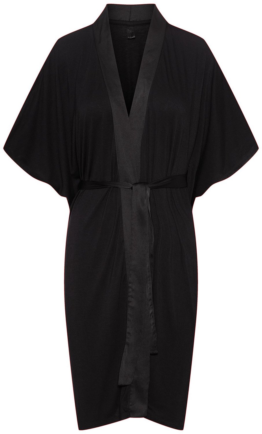 ESOTIQ Onyx - Damesbadjas van viscose - Zwart