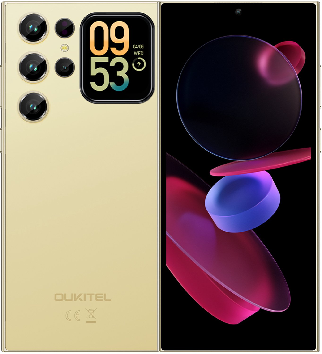 OUKITEL C72 Smartphone 16GB RAM-128GB ROM-6.88 inch HD-5150 mAh-64MP Camera-4G