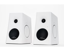 Moondrop MM3A - Actieve HiFi Speakerset - 66W - Bluetooth 6.0 - LDAC - 2.0 Stereo Speakers - USB-C, AUX & Optische Aansluiting - Wit