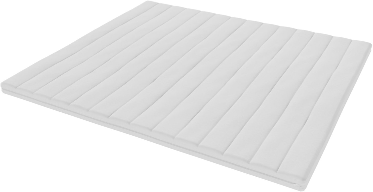 Toros Bedden Topper 180x210 - 9 cm HR Koudschuim - Topmatras / Topdekmatras - Afritsbare Bamboe Hoes - Wasbaar - Anti -allergisch - Hotelkwaliteit Wit