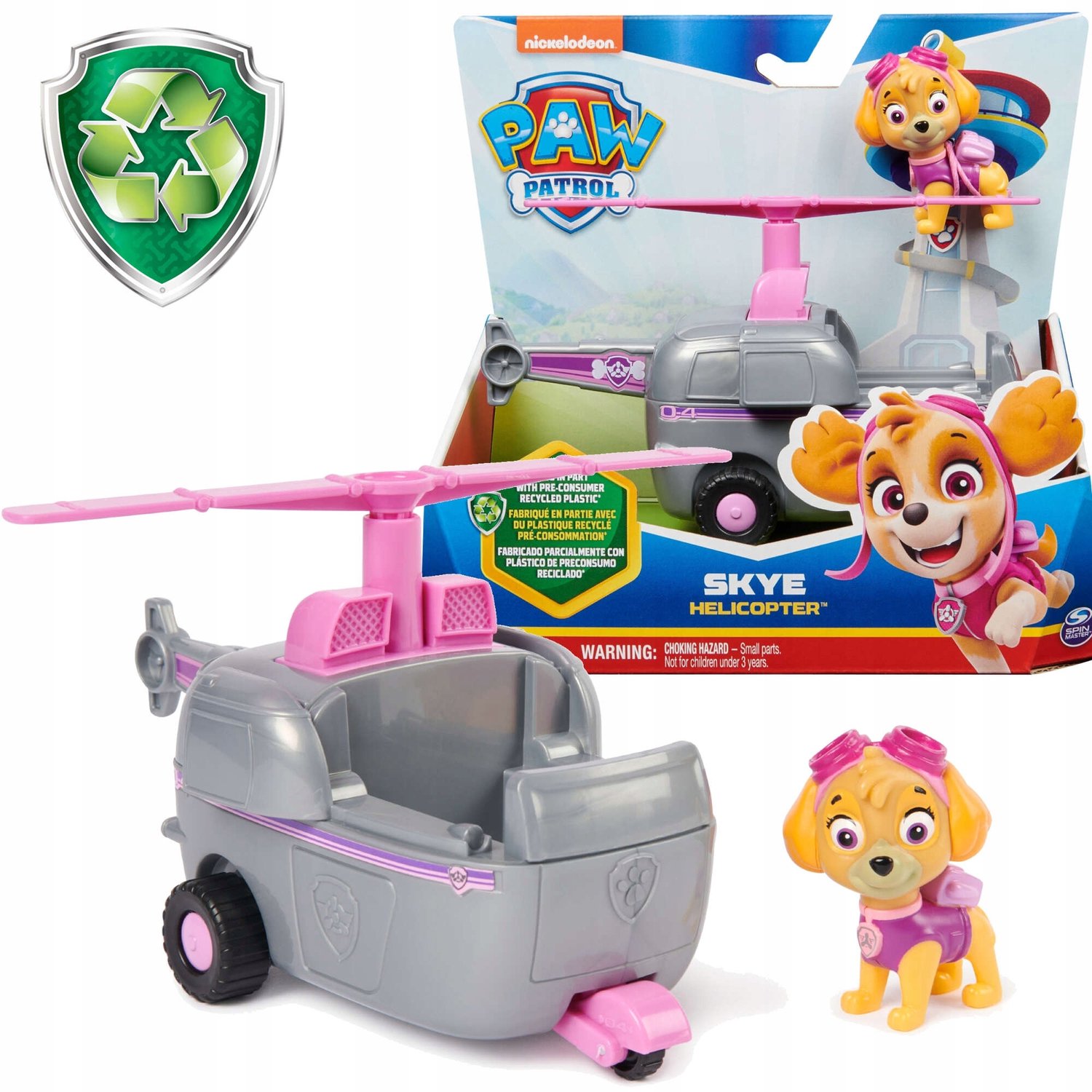 PAW Patrol - Skye's Helicopter Voertuig - speelgoedhelikopter met speelfiguur — afbeelding 24