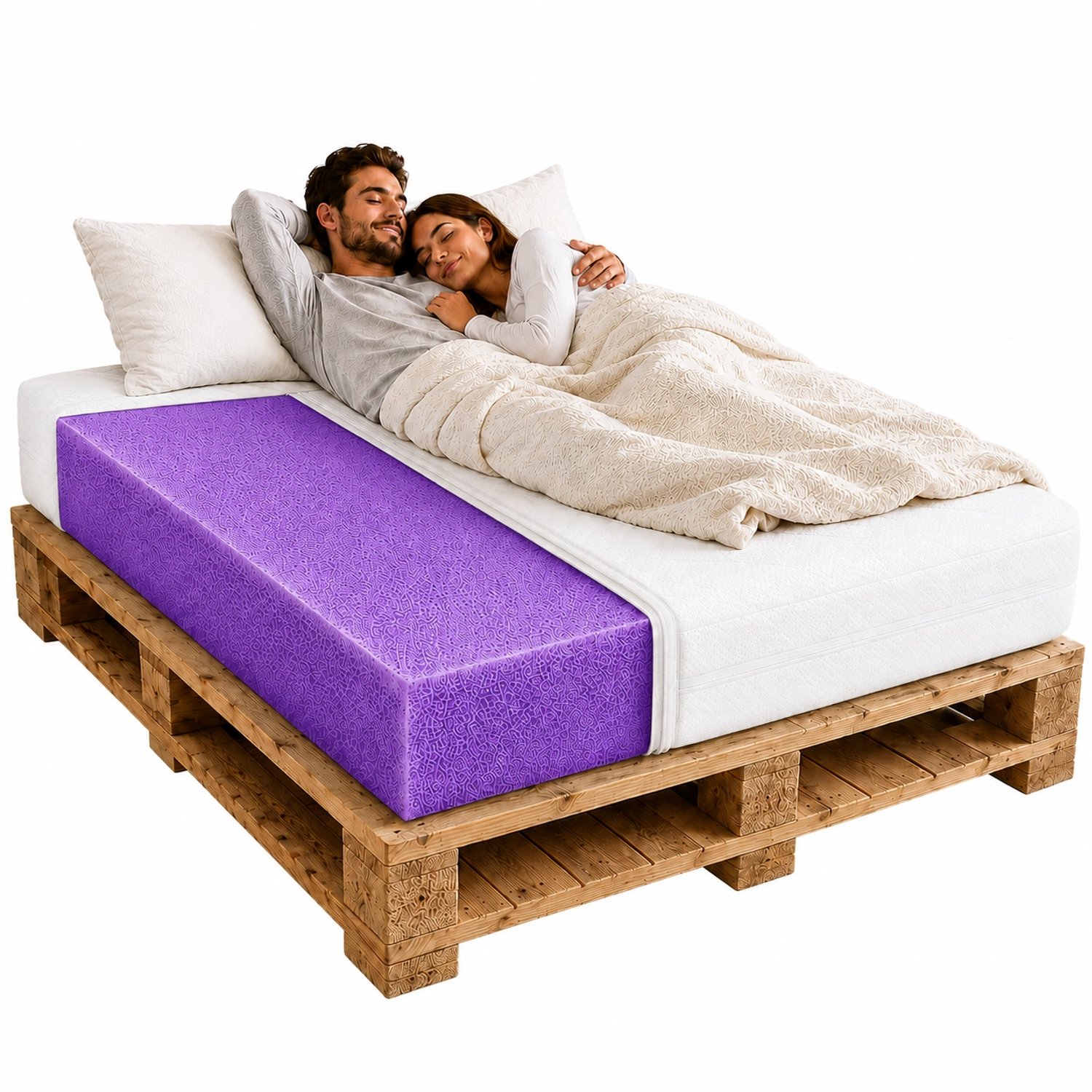 MATERACE Z GÓR Hard H4 Schuimmatras 100x160x31 cm - Ademend & Stabiel