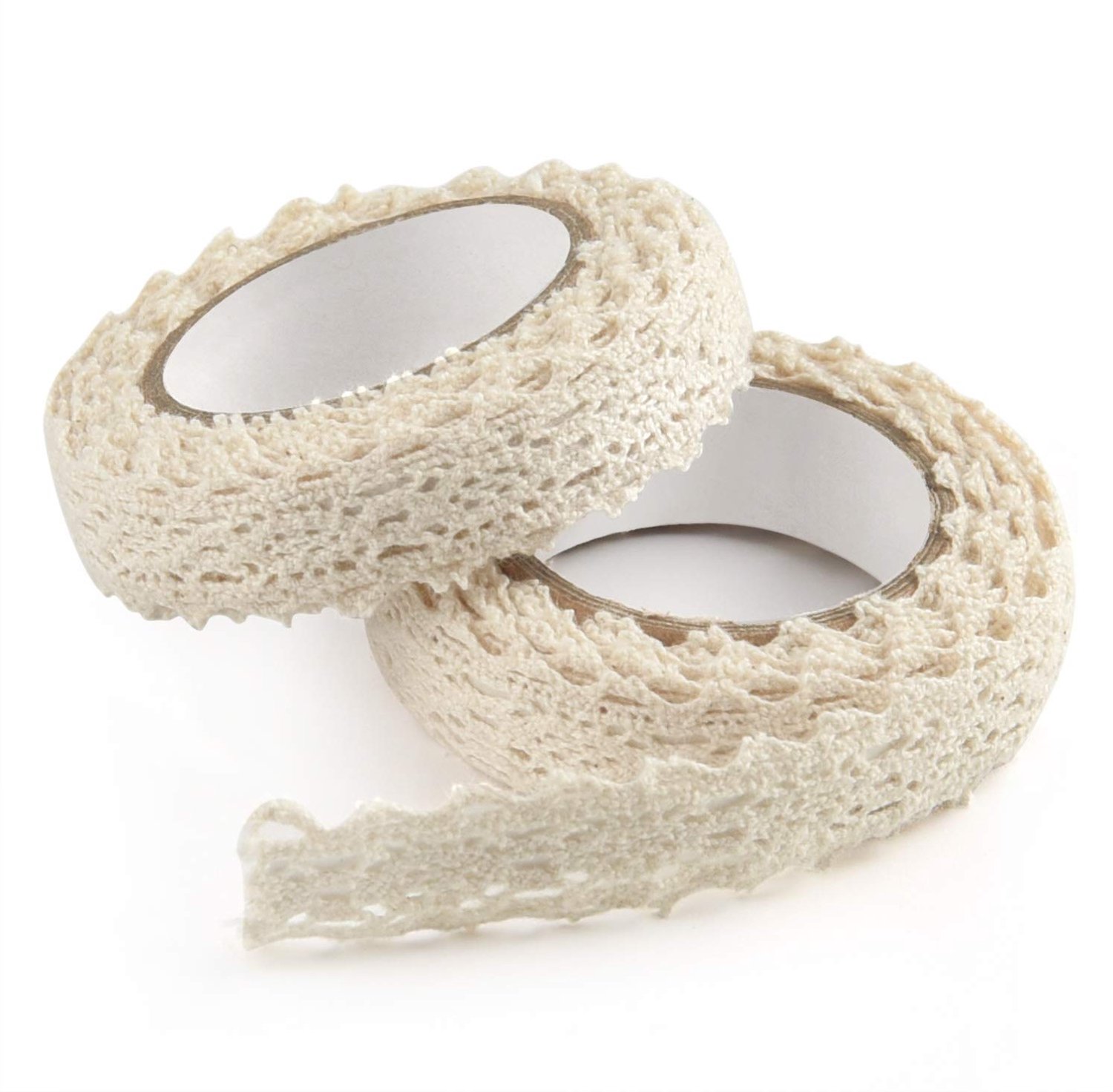 SnelShoppen - Zelfklevende Kant Tape - Vintage Lace Ribbon - 1.5 cm Breed - 3.4 m Totaal - Scrapbooking, Kaarten Maken, Decoratie, Feest, Creatief Knu