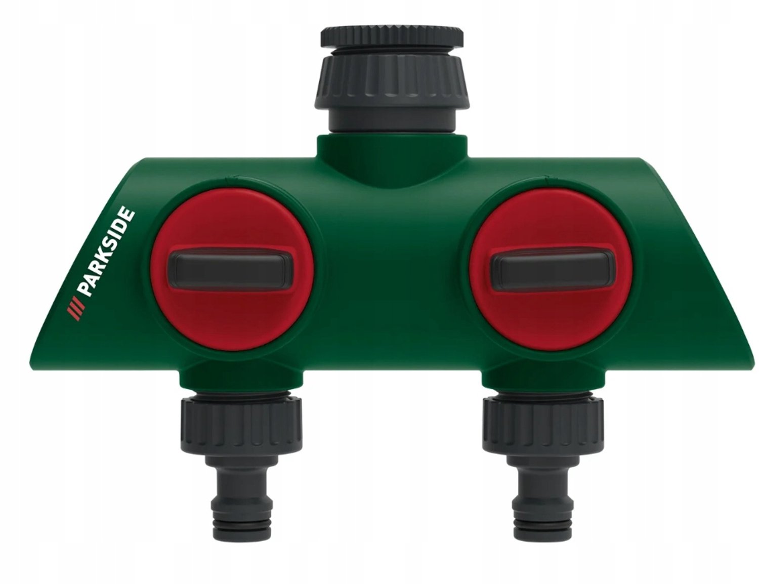 Parkside 2-Weg Tuinslang Verdeler met Individuele Flow Controle