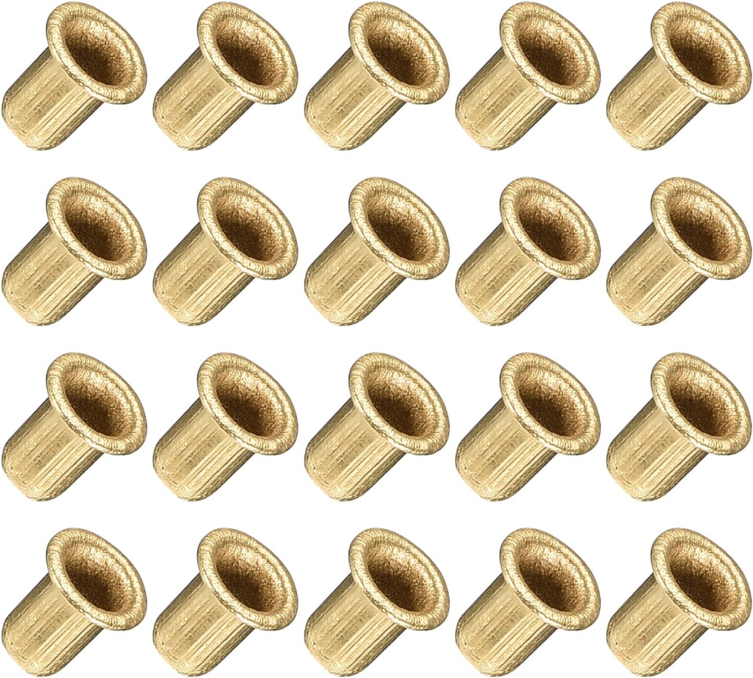 Dailygoods - Klinknagels 4 x 6 mm 200 stuks voor Leer en Knutselen