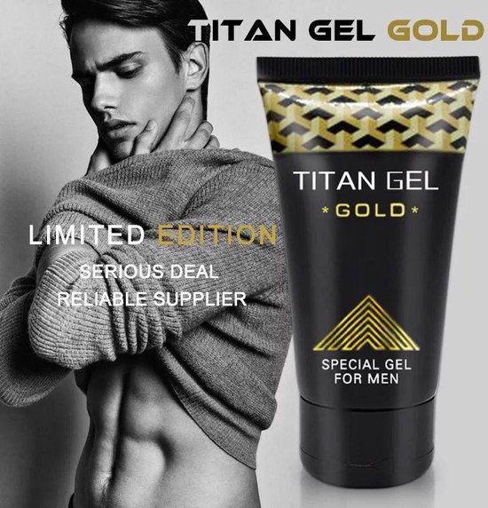 Titan Gel Gold Lubrifiant Stimulant Pour Les Hommes Érections Dures Pour Les