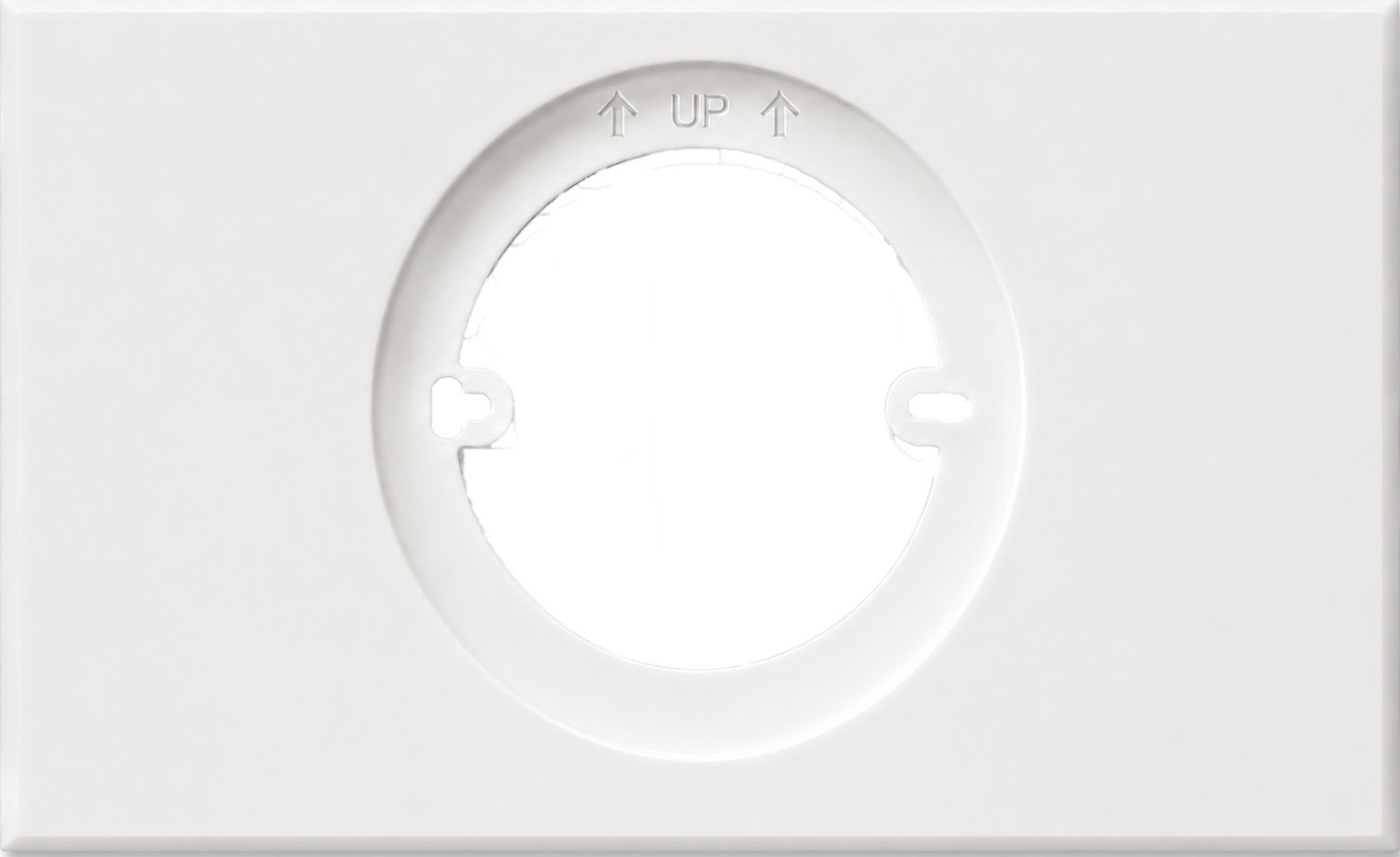 Afdekplaat Honeywell Round - Wit - Honeywell Round Thermostaat - Kamerthermostaat - Thermostaat - Muurplaat - Afdekraam - Grondplaat - Houder - HT3D