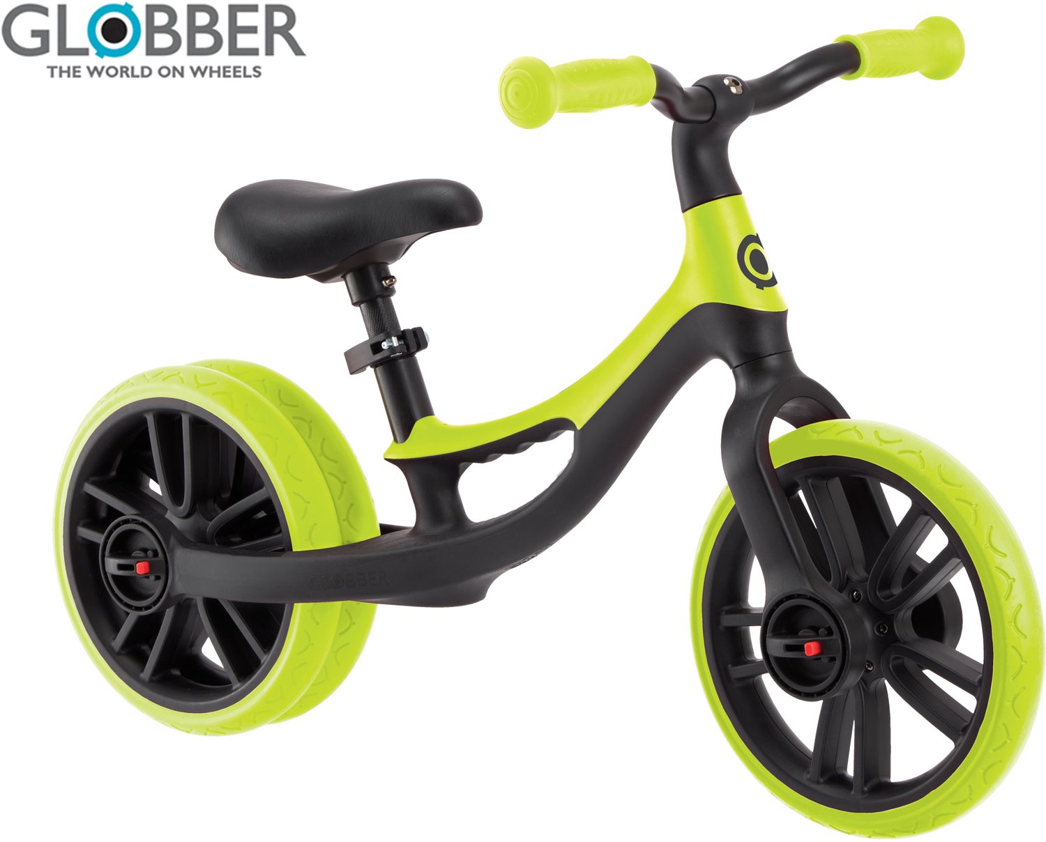 Globber Kinderloopfiets Go Bike Elite Duo - Limoengroen - UNI