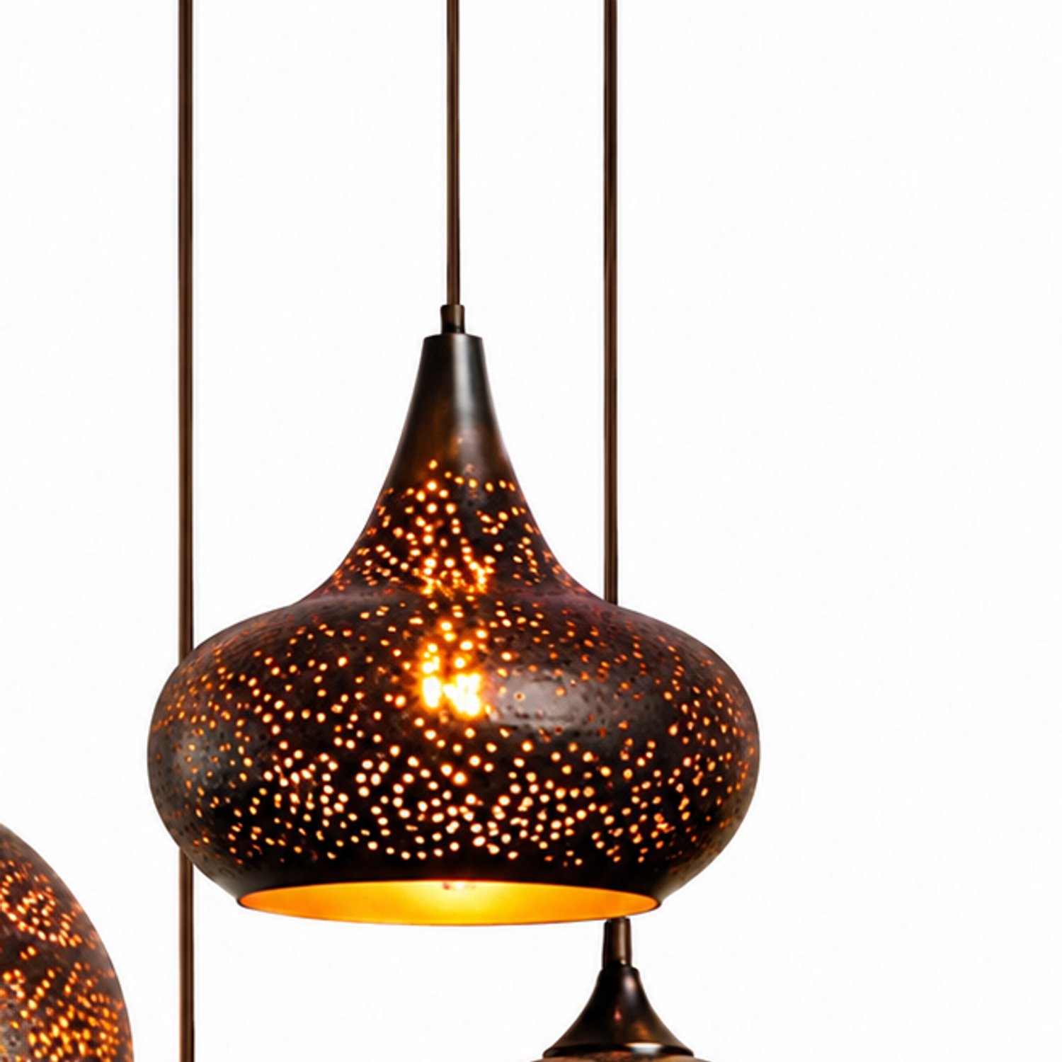 Lamor Hanglamp E - Hanglampen - Lamp - Lampen - Verlichting - Vintage - 40W - 220V - E27 - Interieur - Huis Decoratie - Warm Licht
