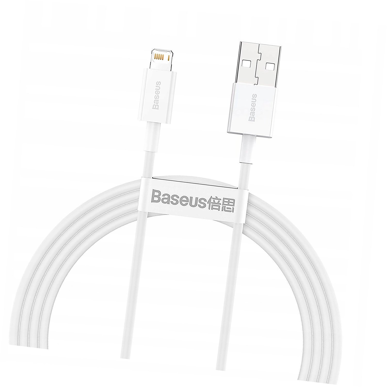 Baseus Superior USB Lightning Kabel 2.4A 1.5m Wit