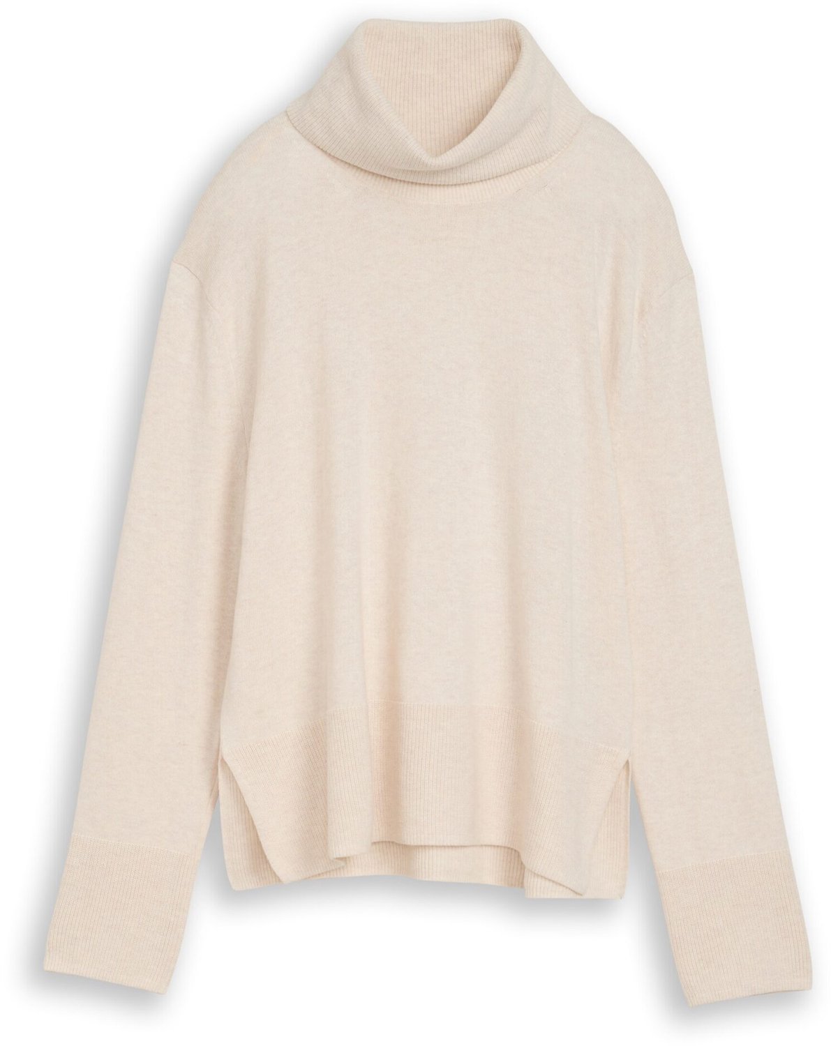 Tom Tailor - Dames pull - Maat S - Vrouwen - Creme - katoen