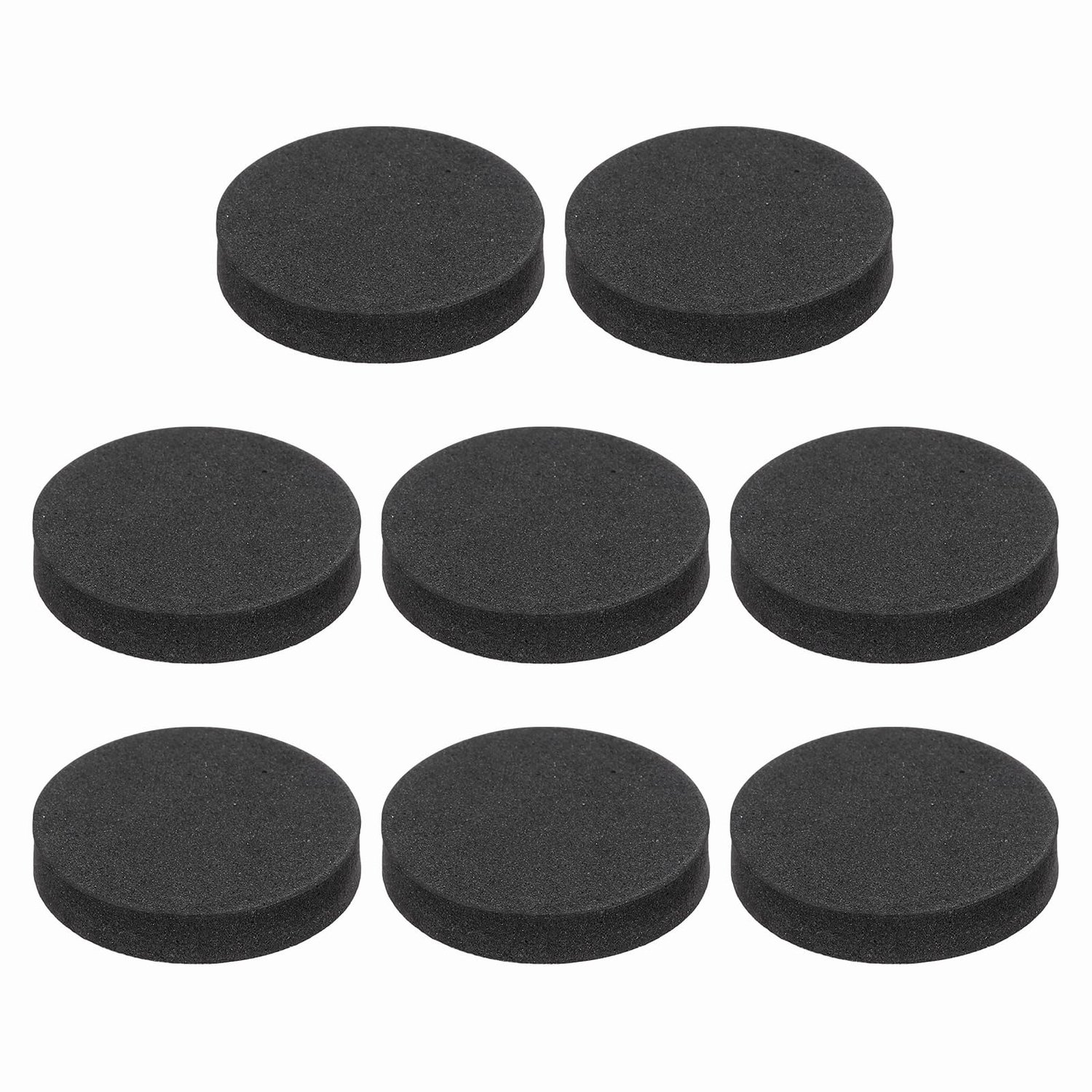 Luidsprekerisolatievoetjes 25 mm x 5 mm - eenzijdig zwart - voorkomt trilling - voor betere geluidskwaliteit - ShopVlot
