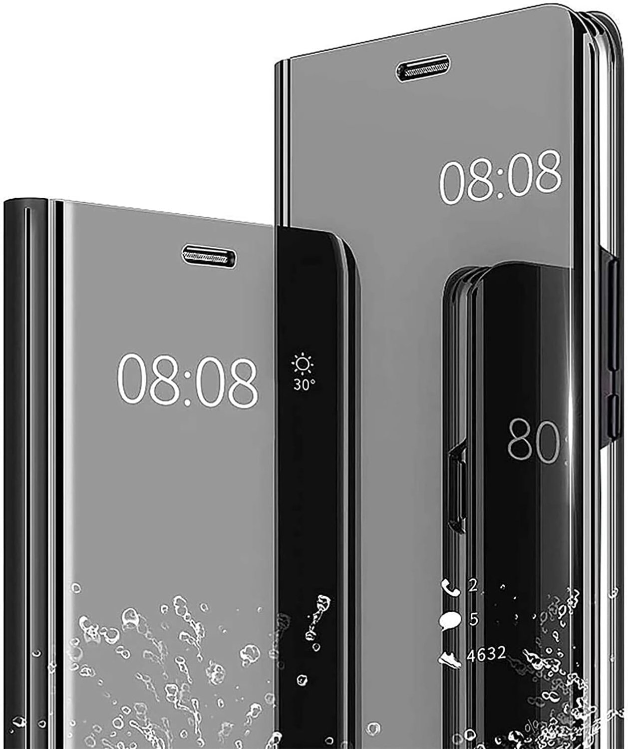YKNIUFLY Protective Case Compatible with Honor 400 Pro, Flip Smart Clear View Standing Cover, Ultra Thin, Compatible - ShopVlot