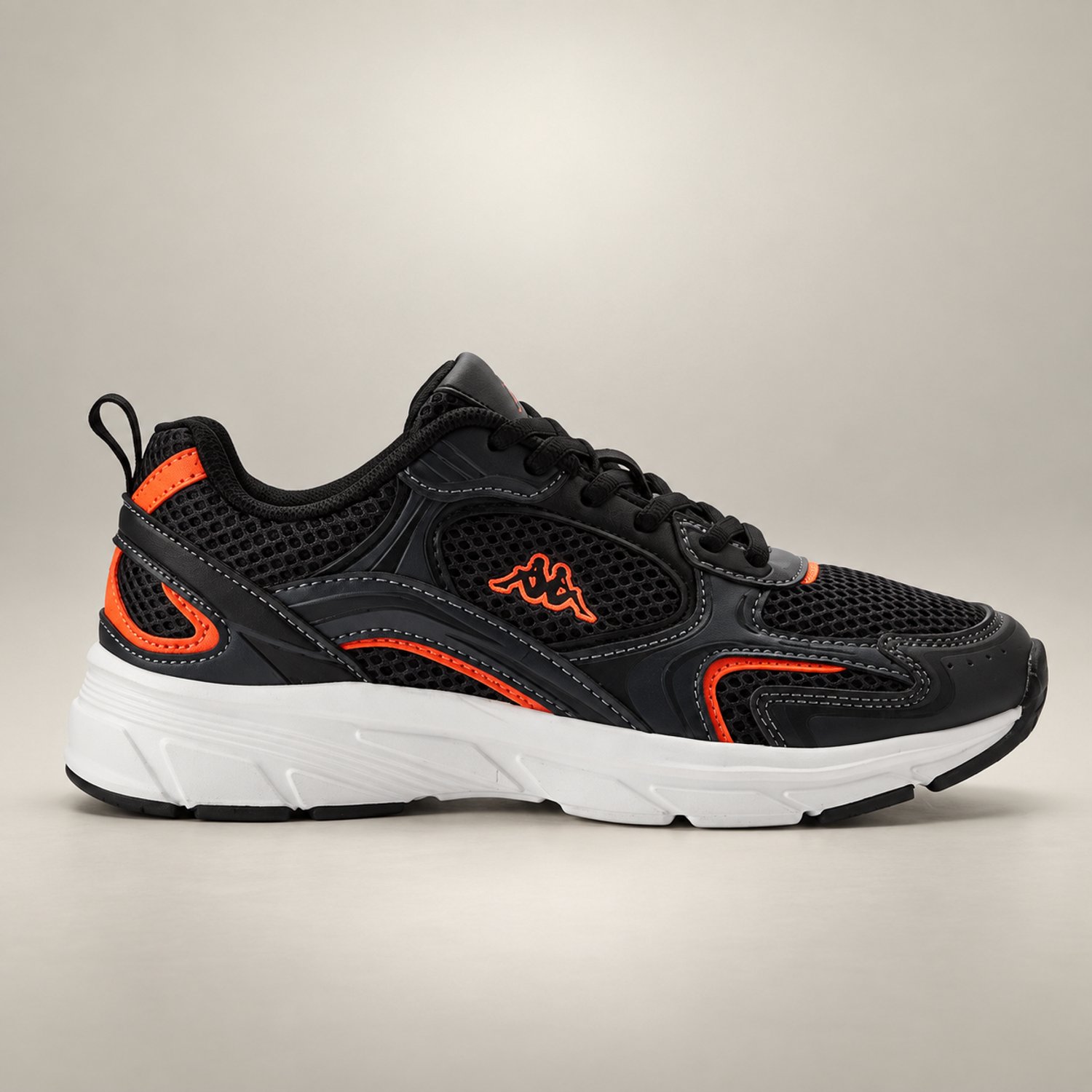 Kappa Kindersneakers donkergrijs Oranje
