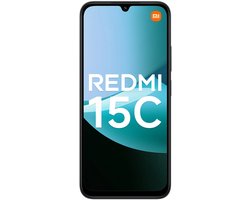 Xiaomi REDMI 15C - 4 GB RAM - 128 GB - Zwart - Enorme batterij van 6000 mAh (standaard) - Indrukwekkend display van 6,9 inch - Slank en verfijnd ontwerp