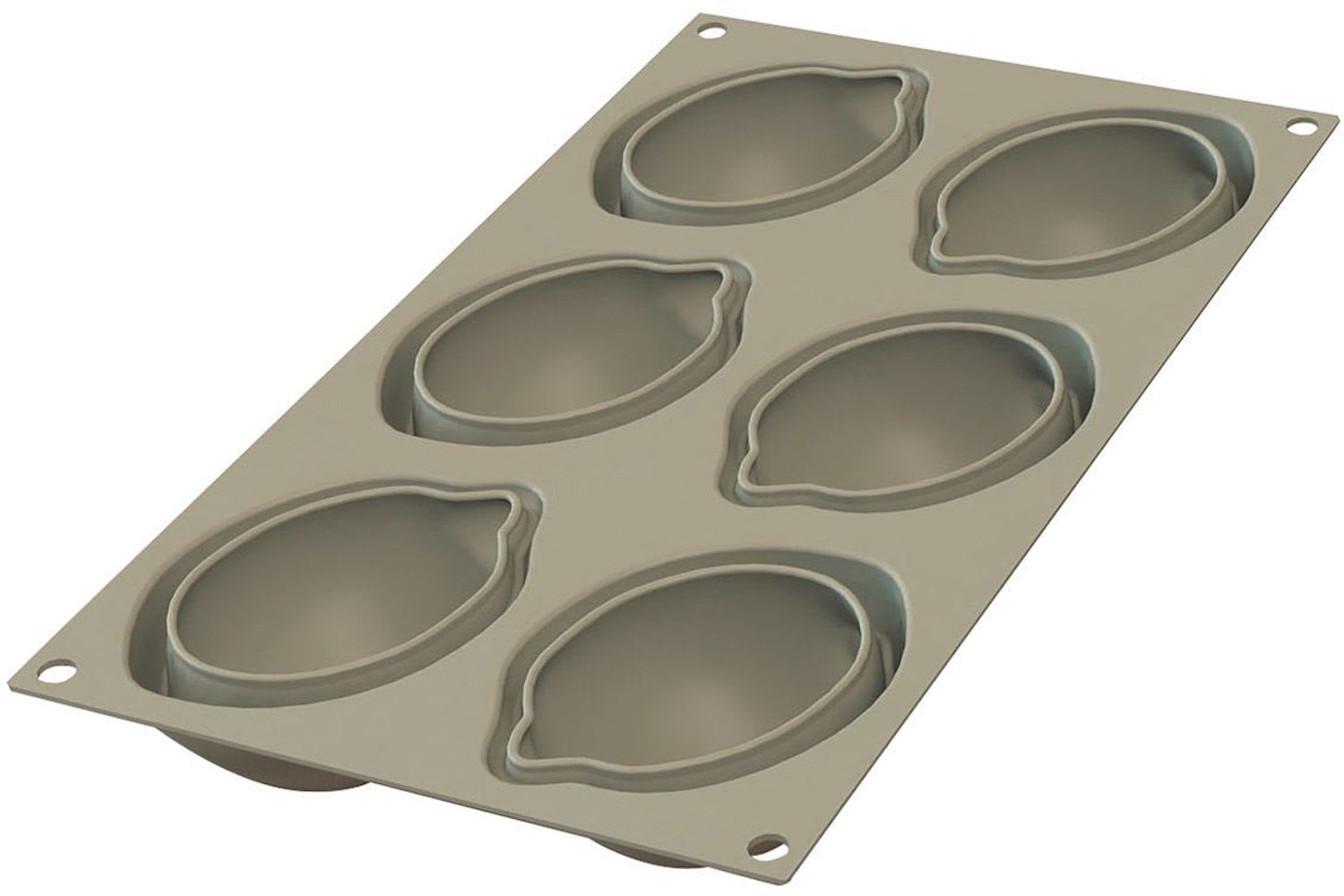 SILIKOMART - siliconen bakvorm - N.6 DELIZIA AL LIMONE 85X59 H 42 MM