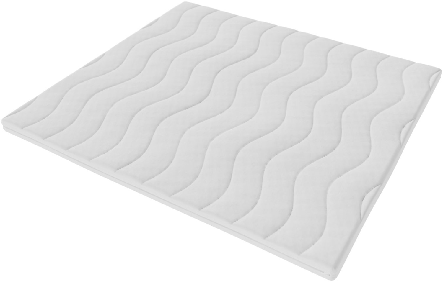 Toros Bedden Topper 180x200 - 9cm dik - HR Koudschuim - Bamboo Hoes - Ergoline Wit