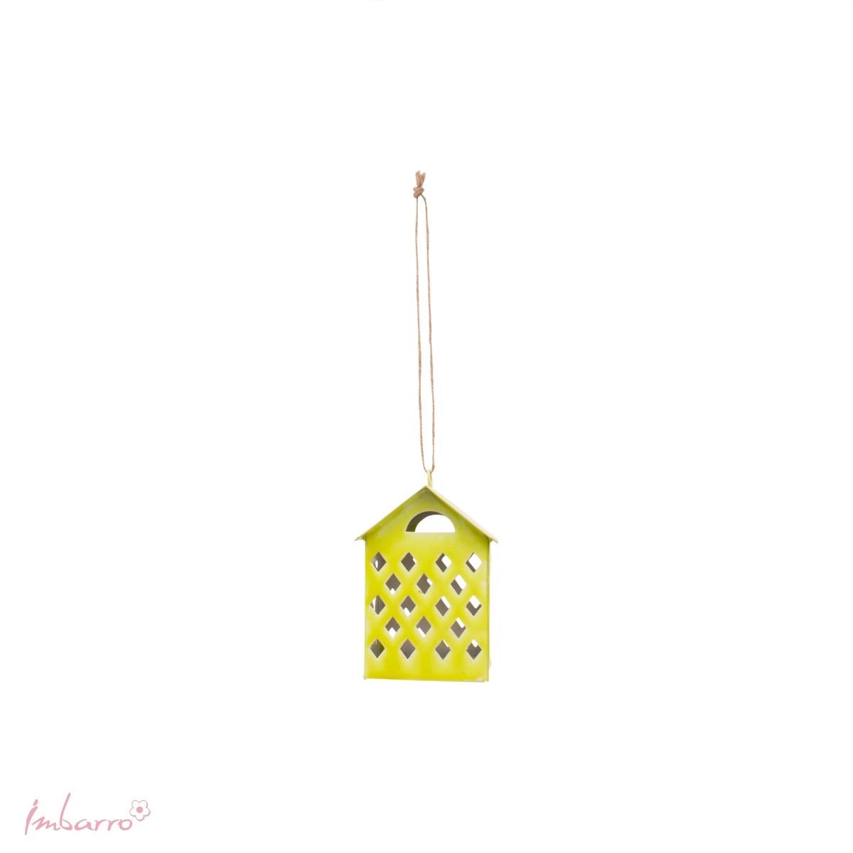 Imbarro Home & Fashion - Huisje Sogno Lime - Groen - L:7 W:6.50 H:9.50 cm