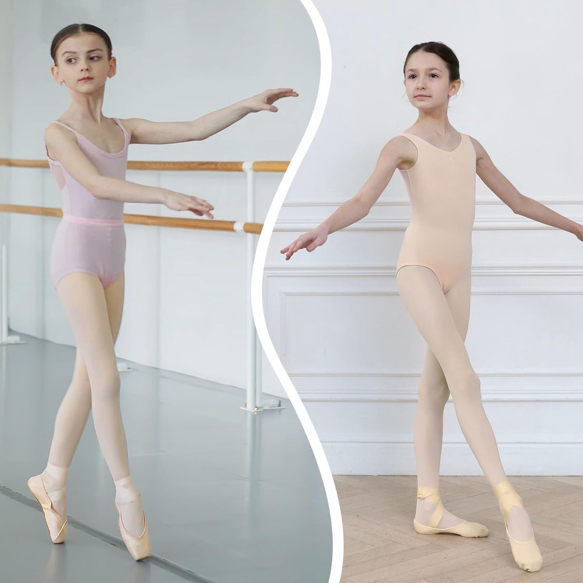 Balletpanty's, huidpanty's, balletpakje voor meisjes, danspanty's voor kinderen, meisjes, dansvoorstellingen en dagelijkse kleding