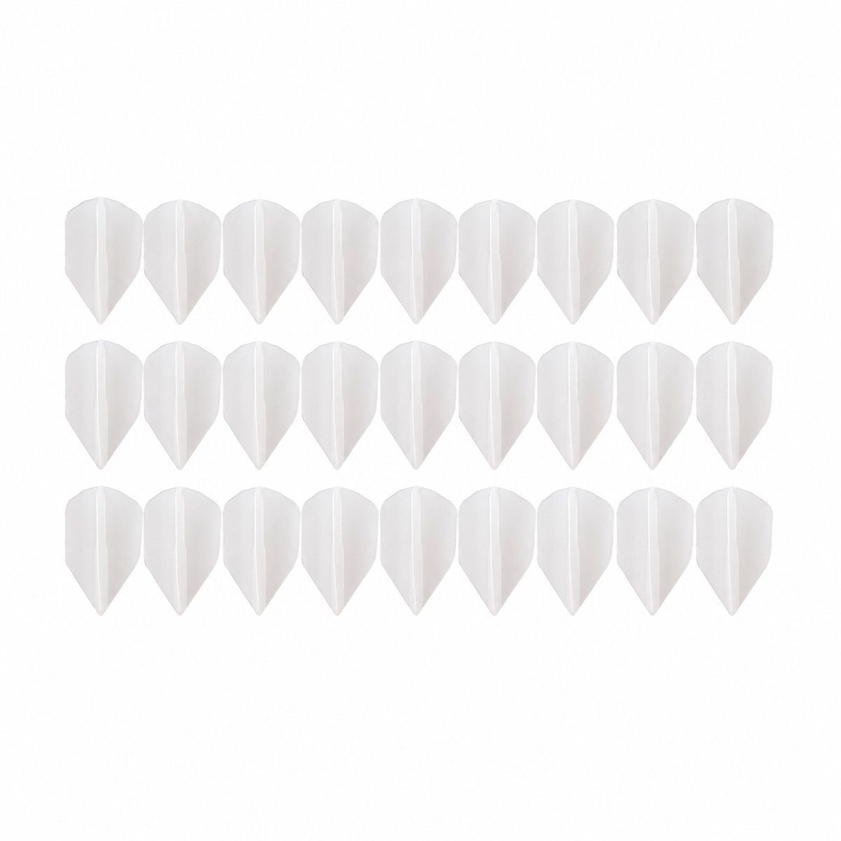 Transparant wit dart flights k flex flights set unisex 27 stuks geïntegreerde shaft flight wings 2BA standaard vorm kunststof POM