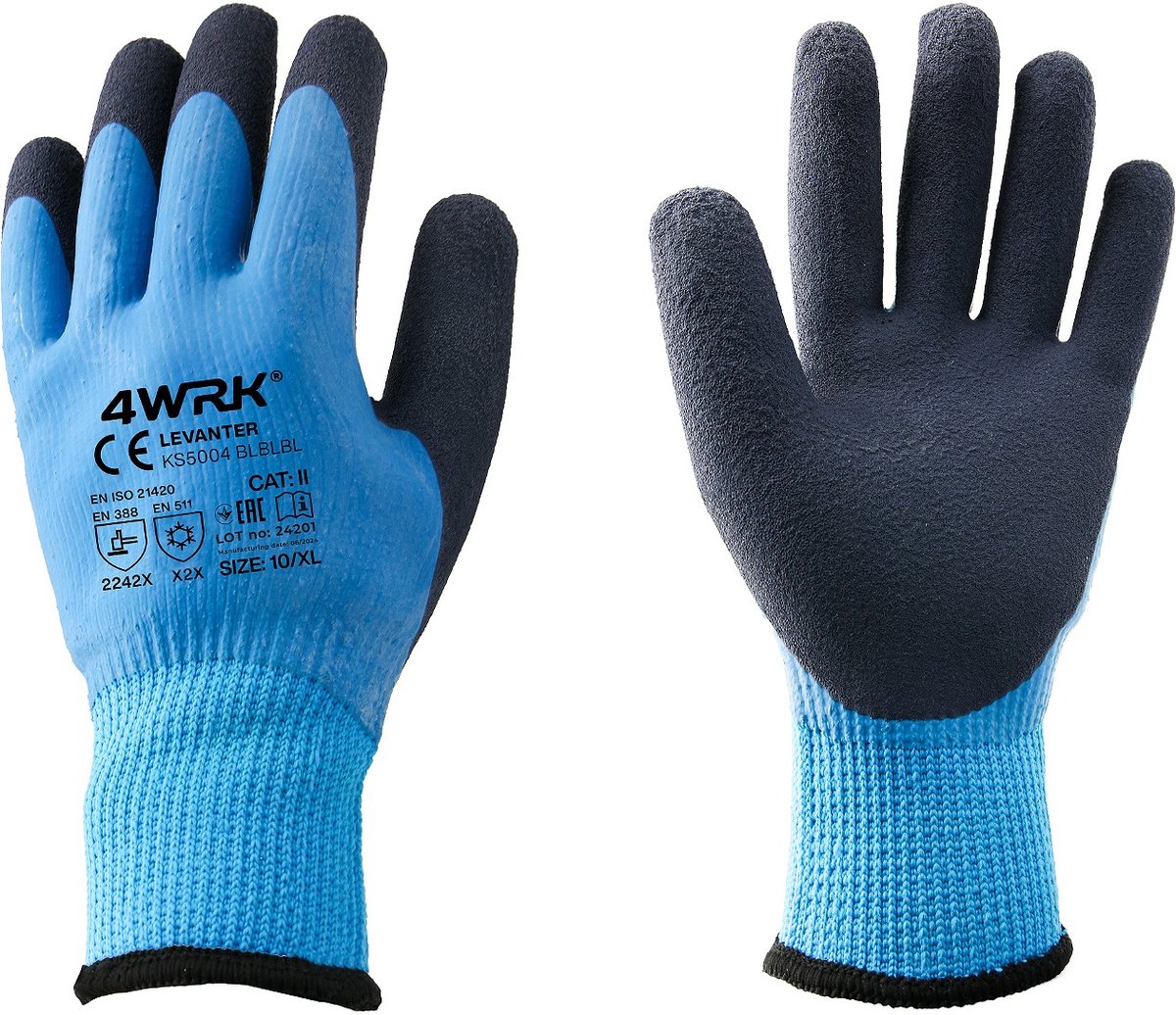 Werkhandschoenen-Veiligheidshandschoenen-Montagehandschoenen WINTER Levanter -12 paar maat- 9/L