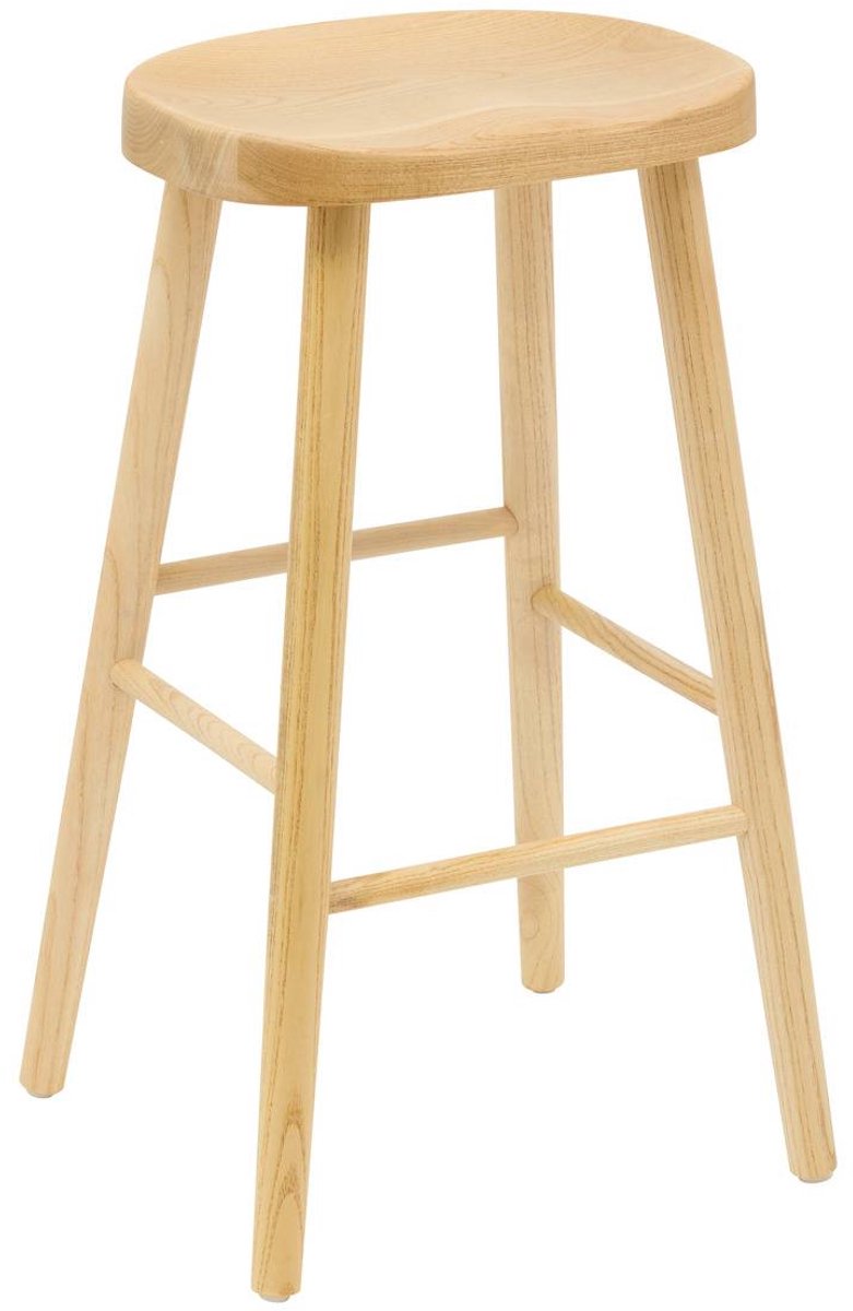 Atmosphera Créateur d'intérieur® Senka ovale barkruk, hoogte 71 cm, beige