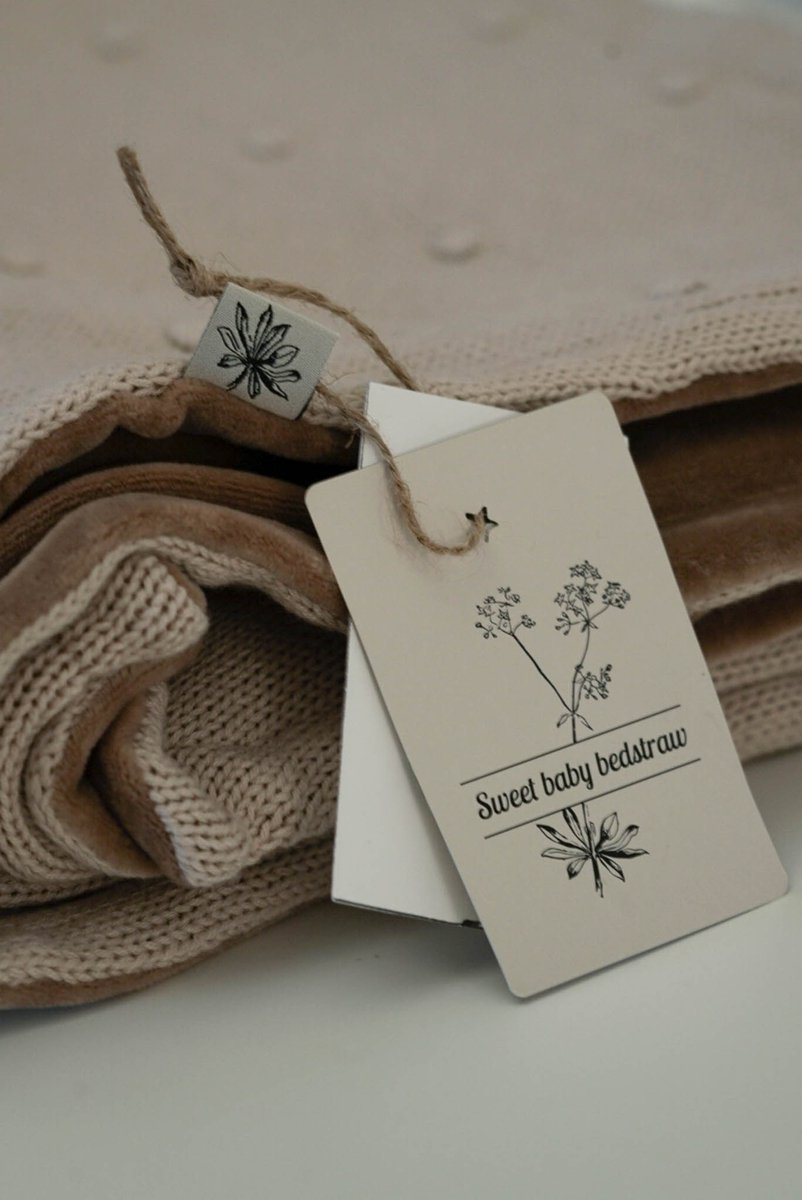 Deken-baby-multifunctioneel-beige-100x160 cm-handgemaakt-(Sweetbabybedstraw)