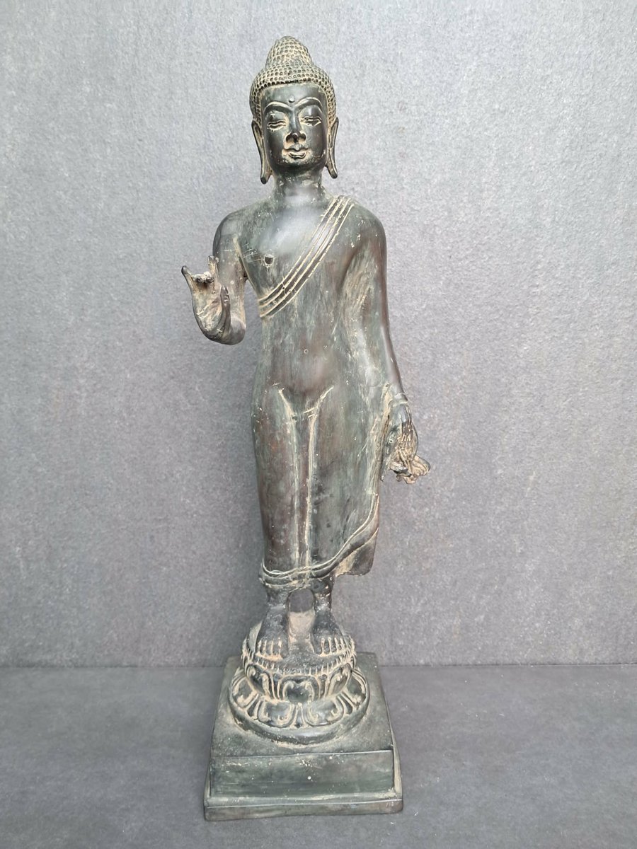 Statue/Bouddha/bronze/Asie du sud est/Thaïlande/40 cm/Sukhothai