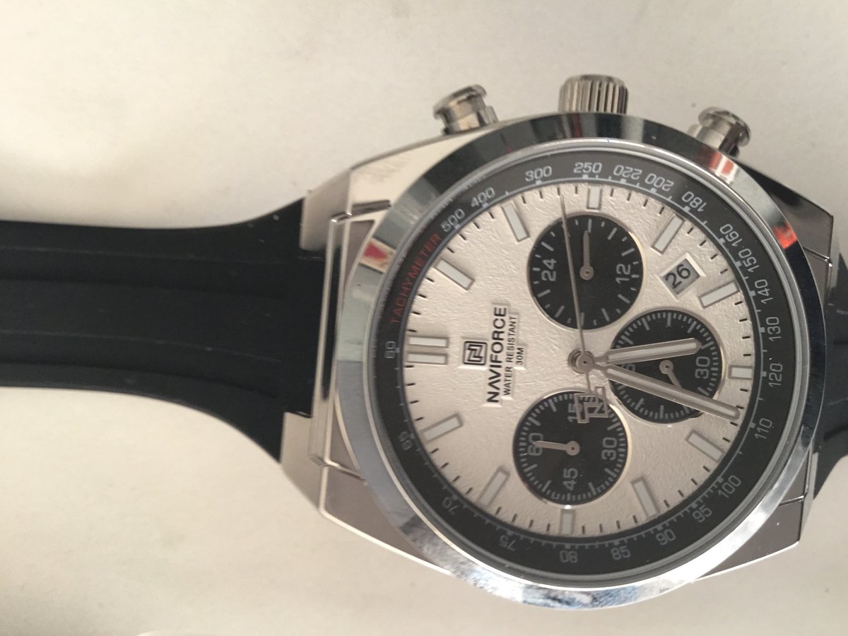 stijlvol sportief herenhorloge kwarts - Naviforce