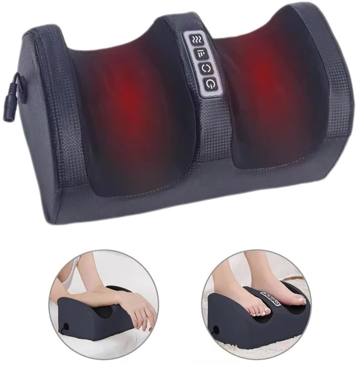 Lifero Infrarood Voeten Massage - Massageapparaat Voet en Kuit - Rood Licht Therapie - Lichttherapie - Verwarming - Vibratie