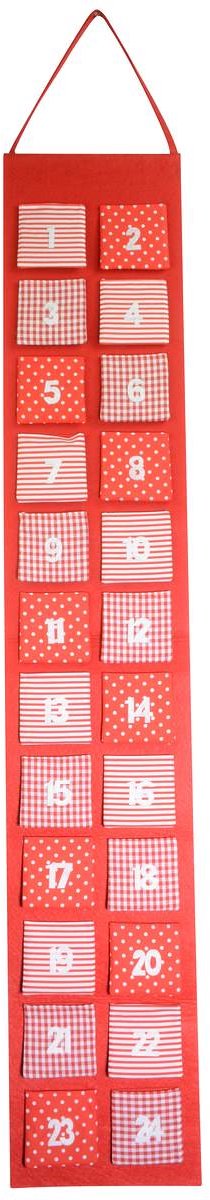 Riffelmacher & Weinberger Adventskalender Tower Rood-Wit 130cm