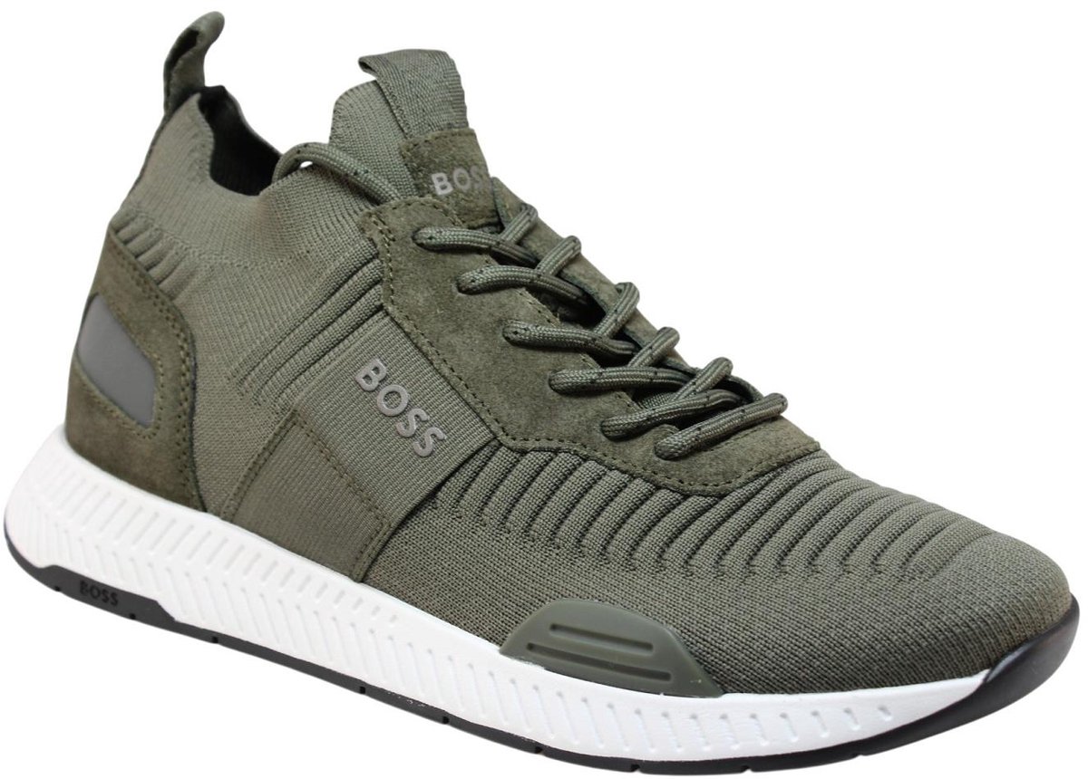 Hugo Boss - Schoenen - Groen - Heren - Maat 42 -