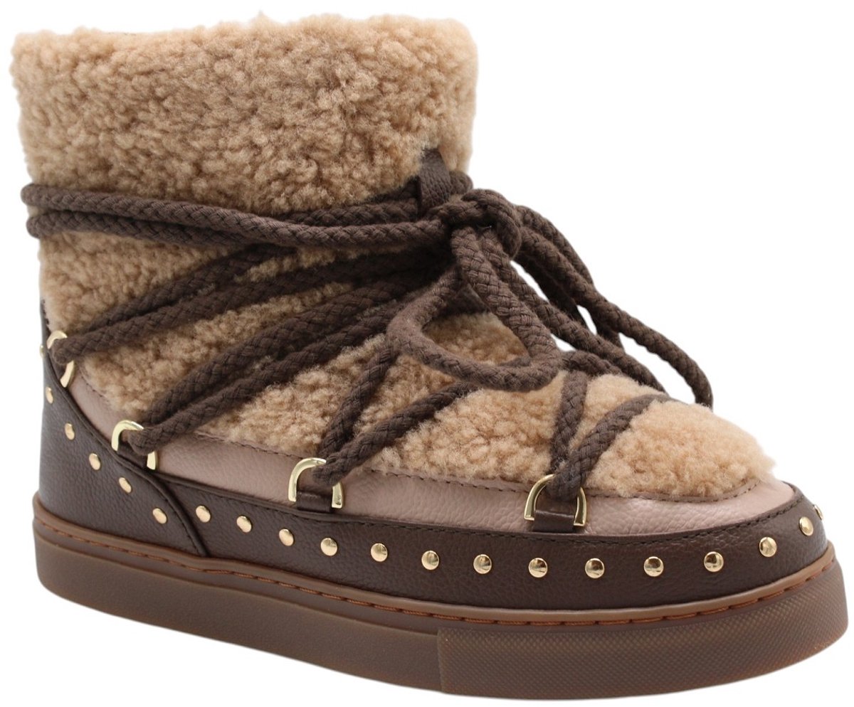 Inuikii - Schoenen - Donkerbruin - Vrouwen - Maat 36 -