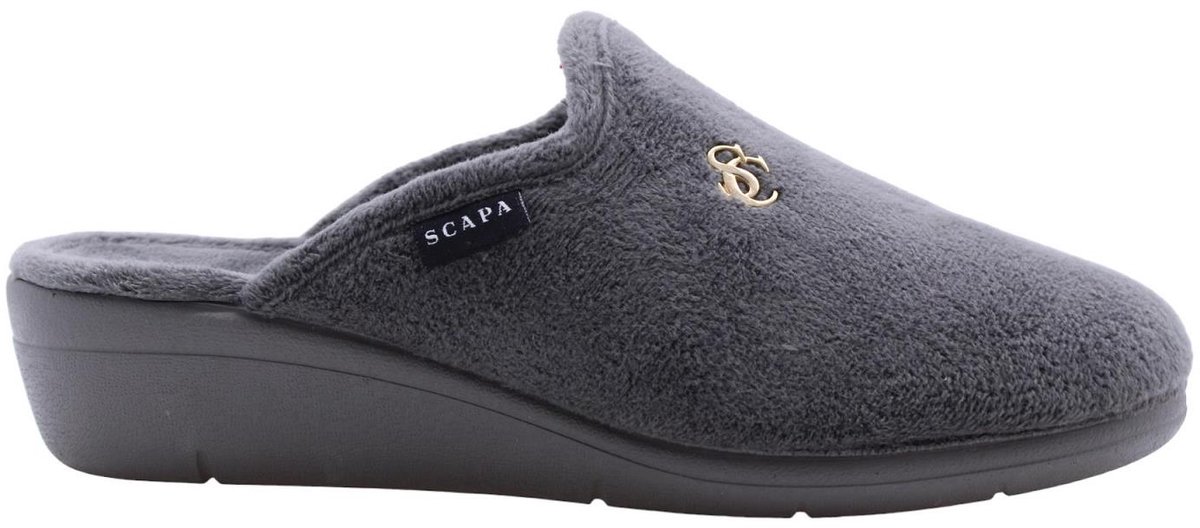 Scapa - Pantoffels - Grijs - Vrouwen - Maat 39 -