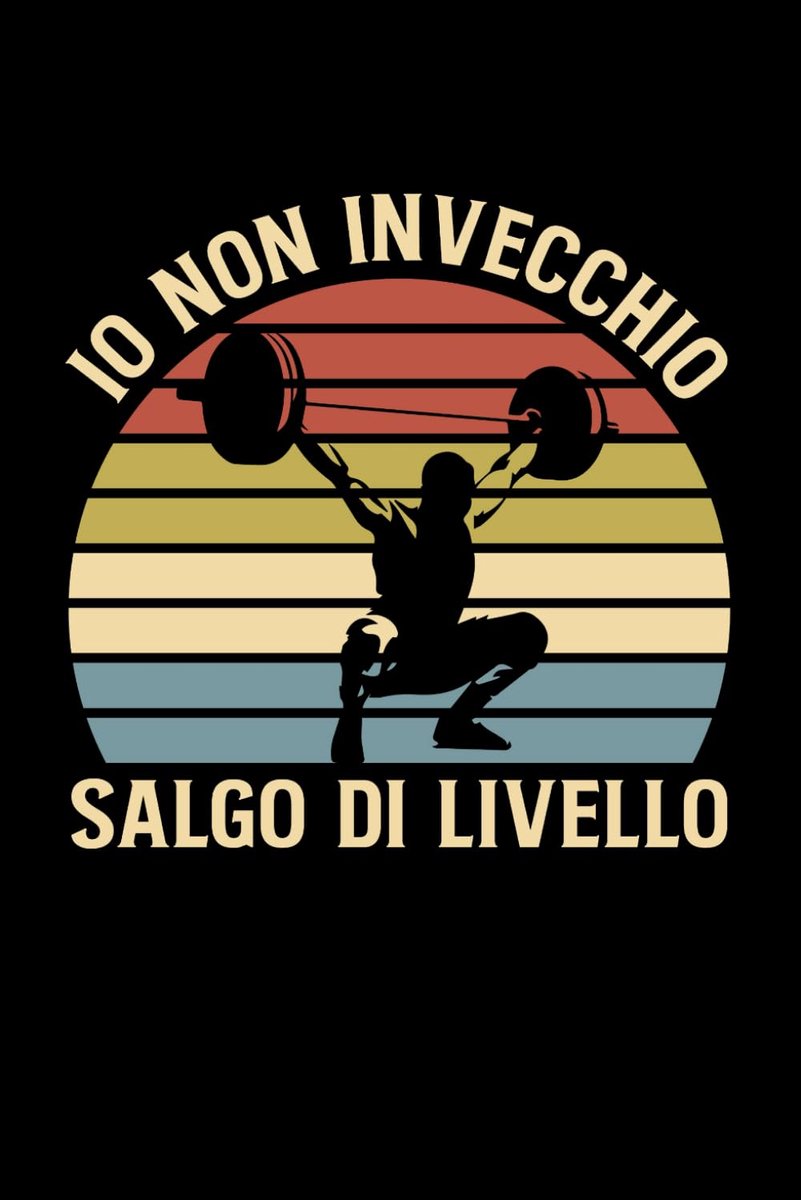 Io Non Invecchio Salgo di Livello: Quaderno Appunti Palestra. Taccuino a Linee con Frasi Motivazionali Divertenti. - ShopVlot