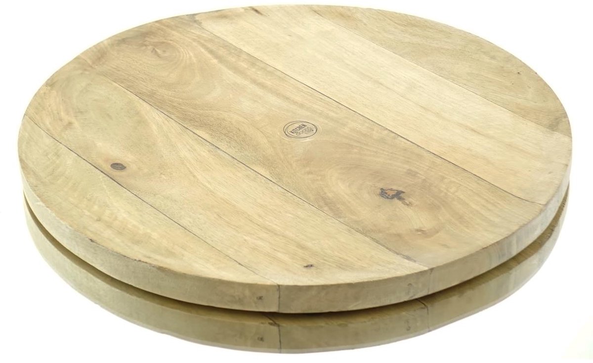 Kaemingk Kitchen Goods Bord Naturel Ø 37 cm Mangohout