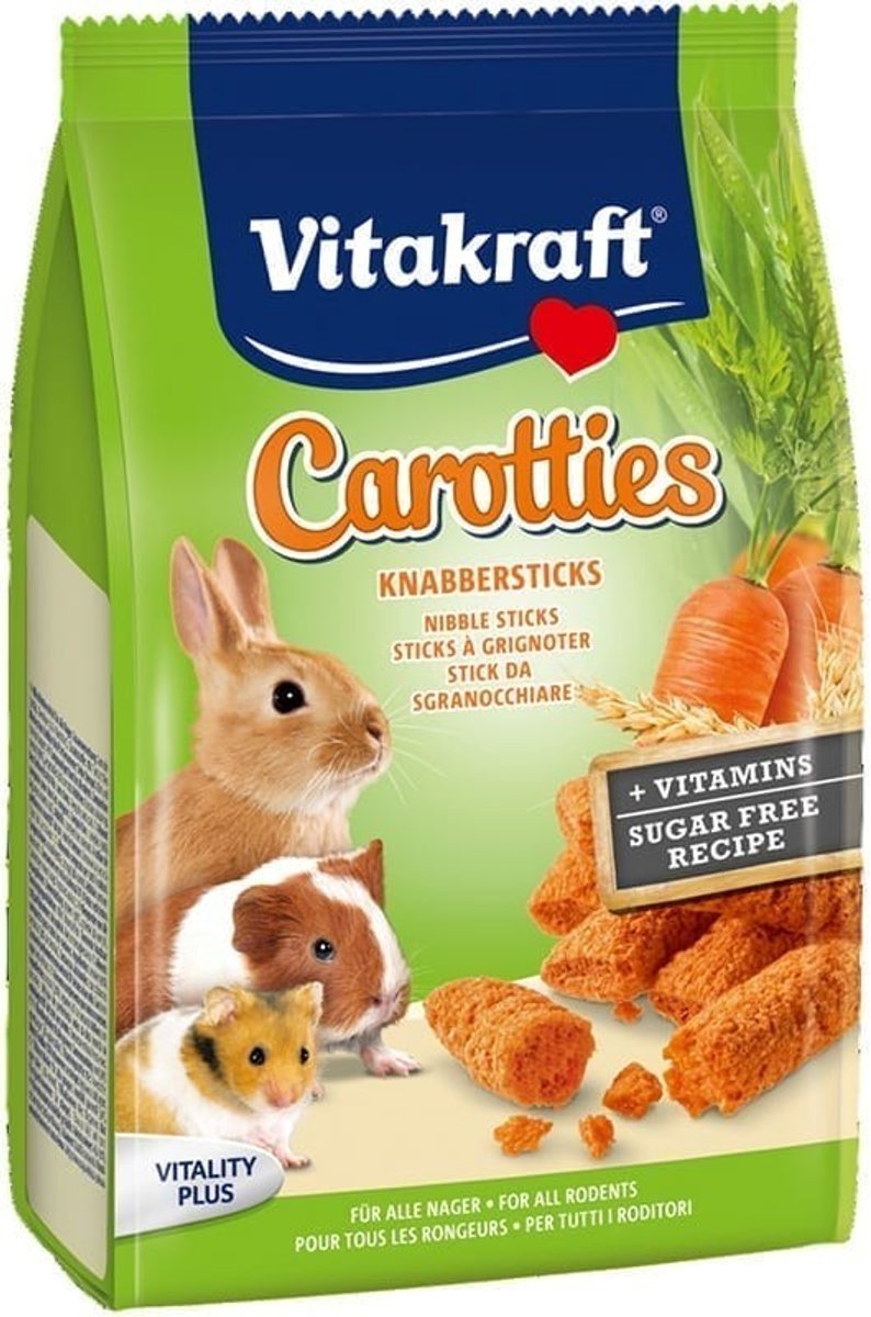 Vitakraft Carotties knaagdier en konijn 50 gram