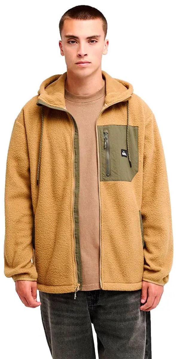 Quiksilver Clean Cost Fleece Bruin XL Man