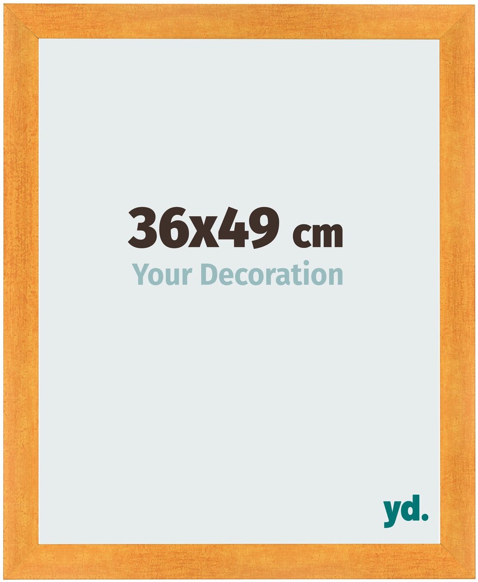 yd. Your Decoration - Fotolijst 36x49 cm - MDF - Oranje - Pisa