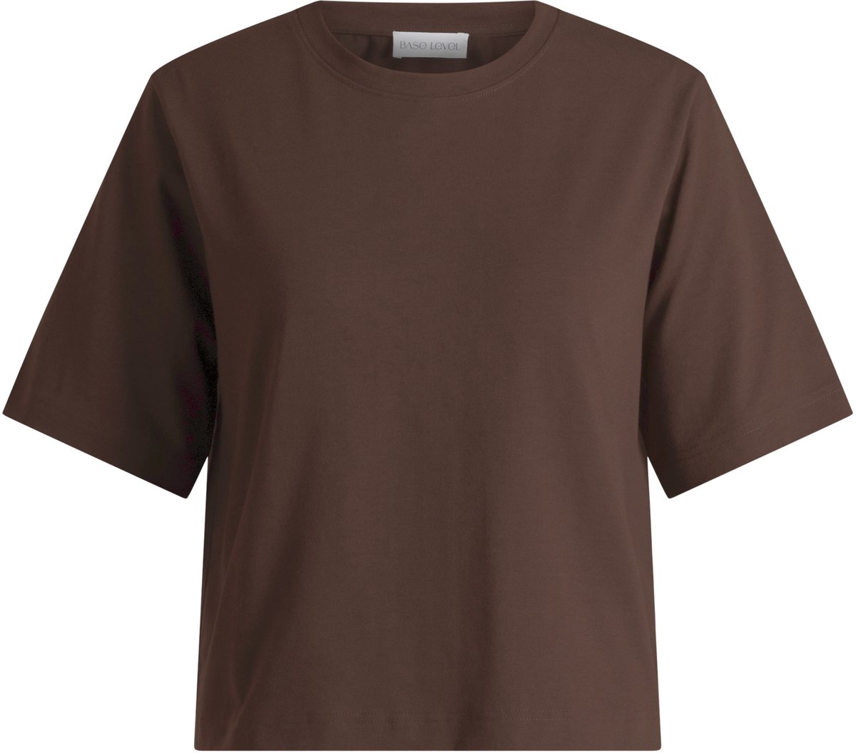 BASE LEVEL CURVY Noana Tops - Brown - maat 4(54/56)