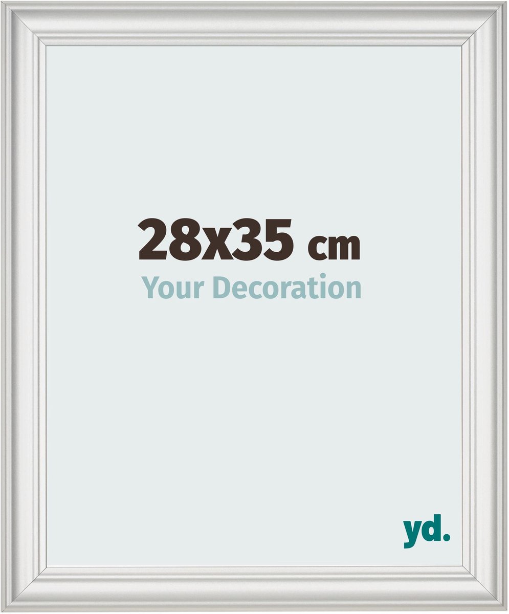 yd. Your Decoration - Fotolijst 28x35 cm - MDF - Wit Geveegd - Lazio