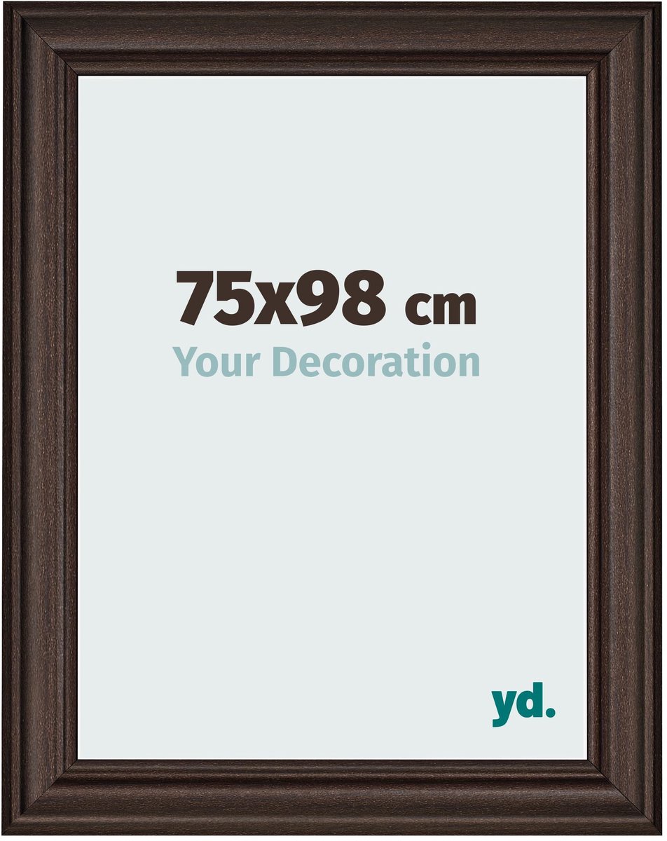 yd. Your Decoration - Fotolijst 75x98 cm - MDF - Eiken Donker - Lazio