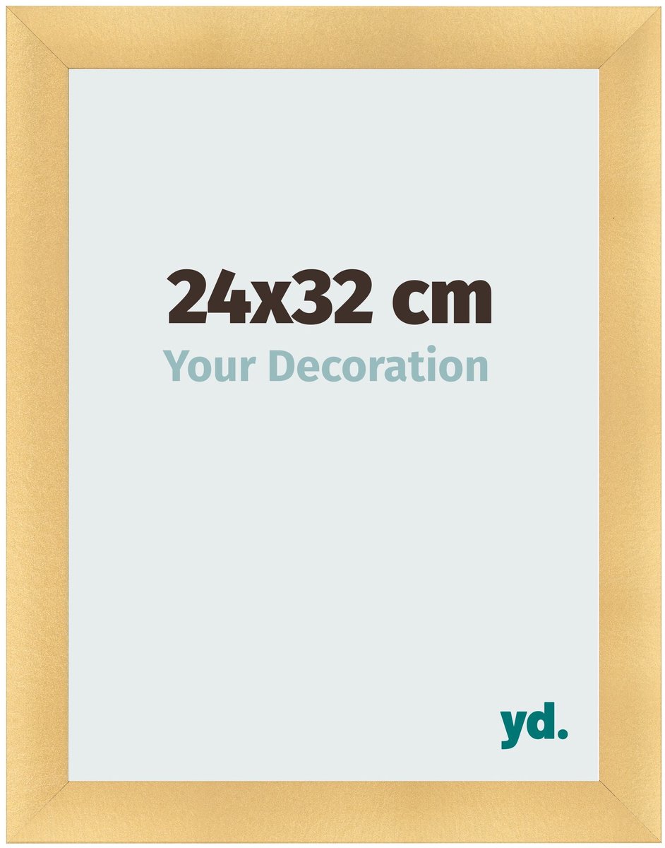 yd. Your Decoration - Fotolijst 24x32 cm - MDF - Goud Mat - Pisa