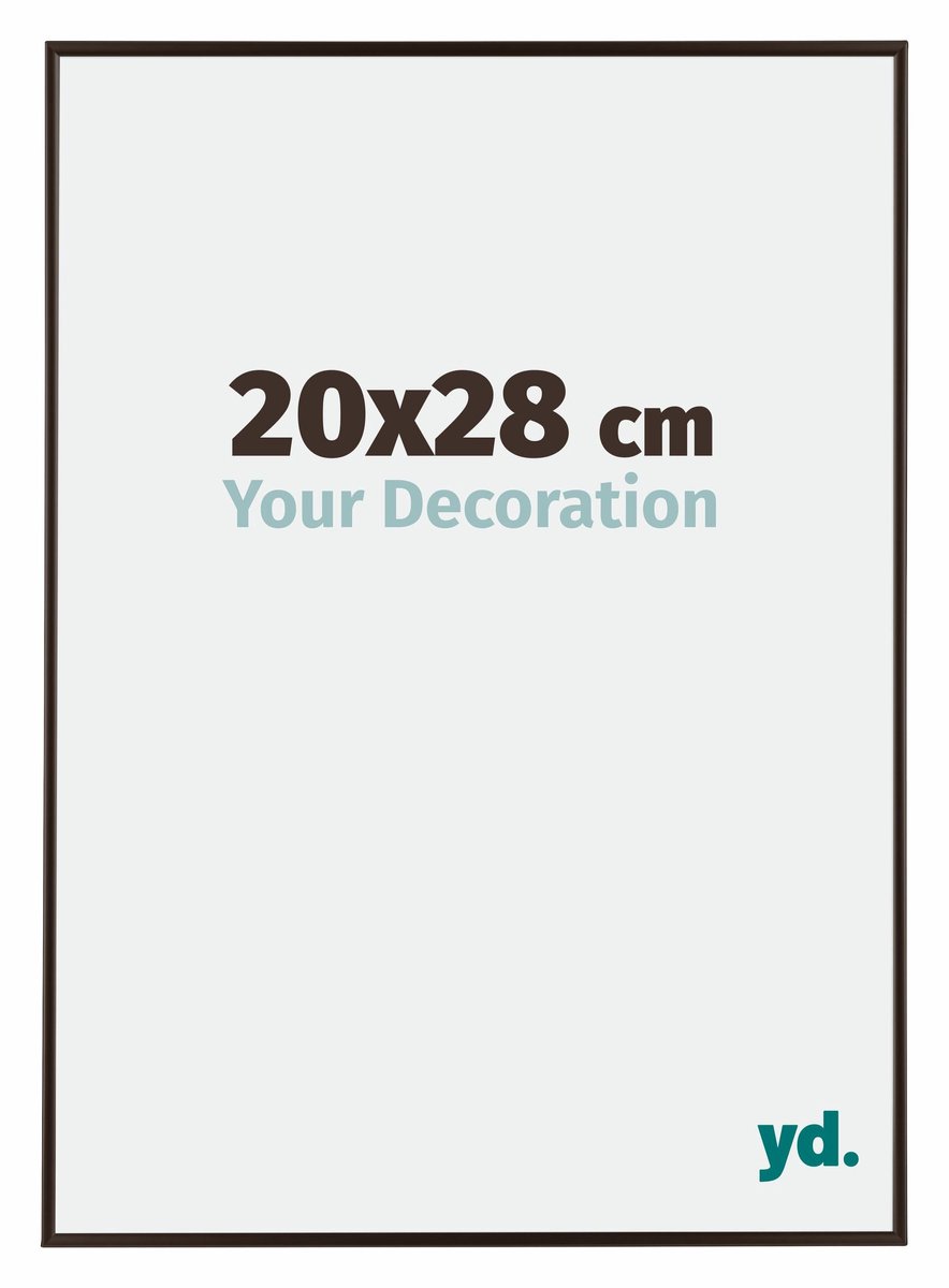 yd. Your Decoration - Fotolijst 20x28 cm - Kunststof - Antraciet - Evry
