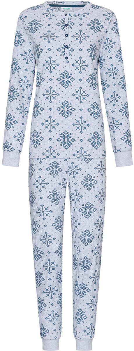 Rebelle MyRebelle - Snowy Sparkles - Pyjama - Bio-Katoen/Polyester - Grijs/Blauw
