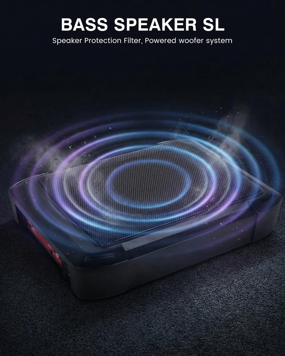 Underseat Subwoofer - Auto Versterking - Speakers - soundboost – foto 3