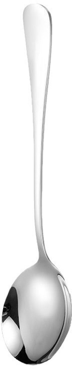 4 opscheplepels - Groentelepel - Aardappellepel - Serveerlepel - Zilver-19*5cm