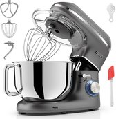 Fentic Keukenmachine – 2000W – Keukenrobot - Foodprocessor - 6,2L Mengkom – Incl. extra Accessoires – Antraciet