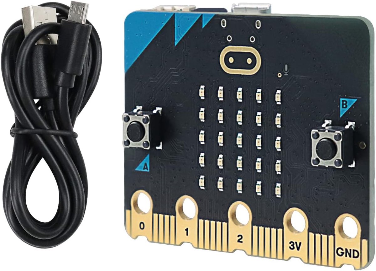BBC micro:bit V2 Development Board, Blocks and Python Code, Detailed Tutorial, Example Projects