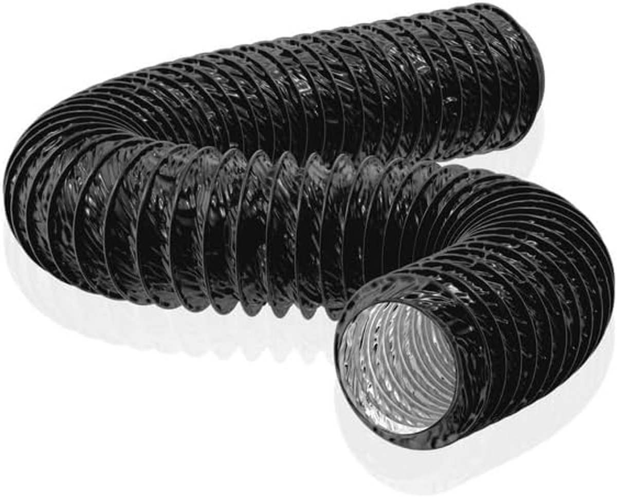 Power Afvoerslang Ø 150 mm lengte 5 m flexibele PVC aluminium buis ventilatieslang geluidsisolatie aluminium flexibele slang afvoerbuis voor afvoerventiel